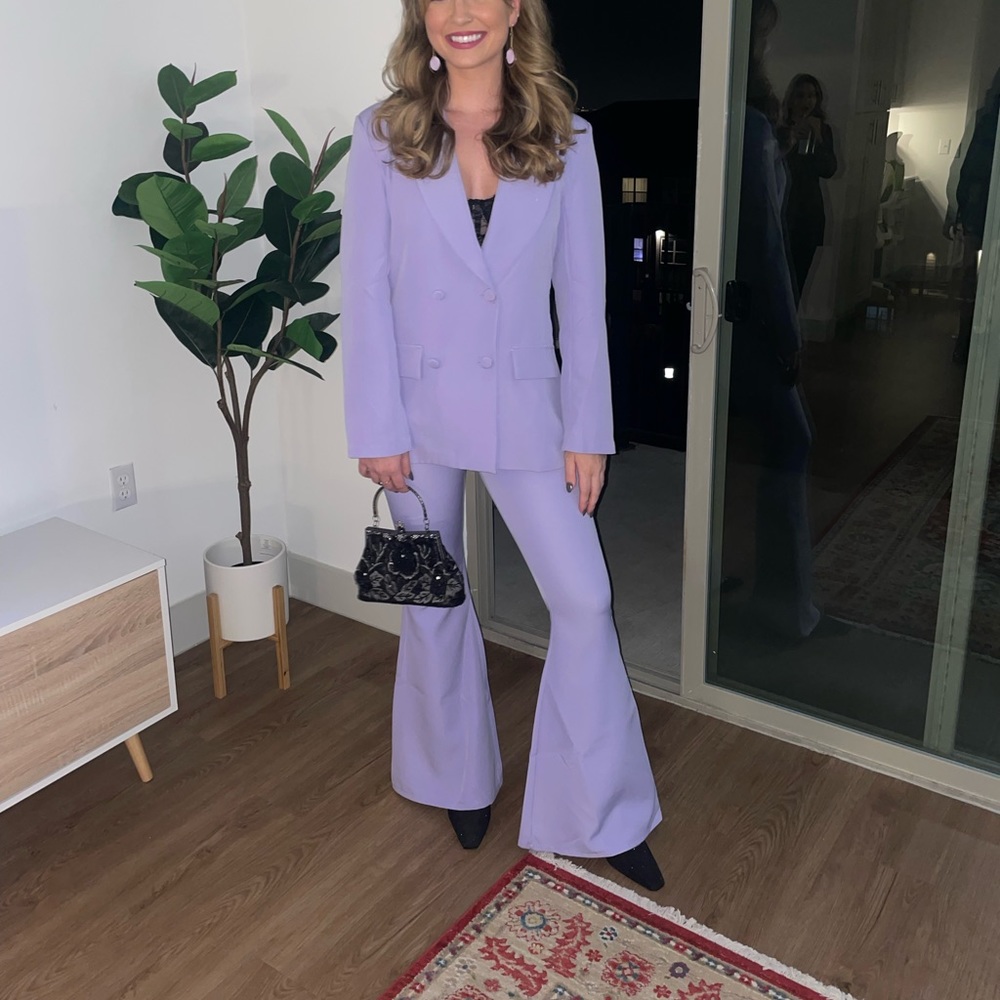 Lilac Suit - Blazer and Trousers